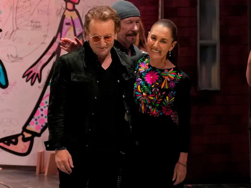 Sheinbaum Plantea a U2 para Impulsar Proyectos Musicales en México