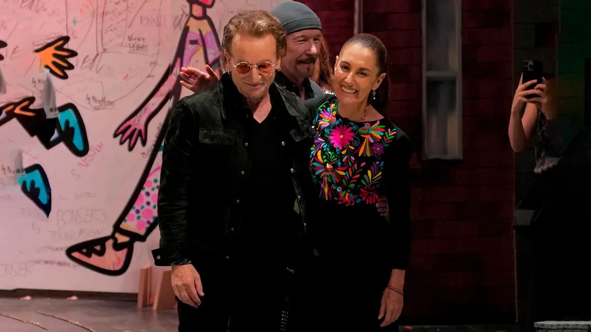 Sheinbaum Plantea a U2 para Impulsar Proyectos Musicales en México